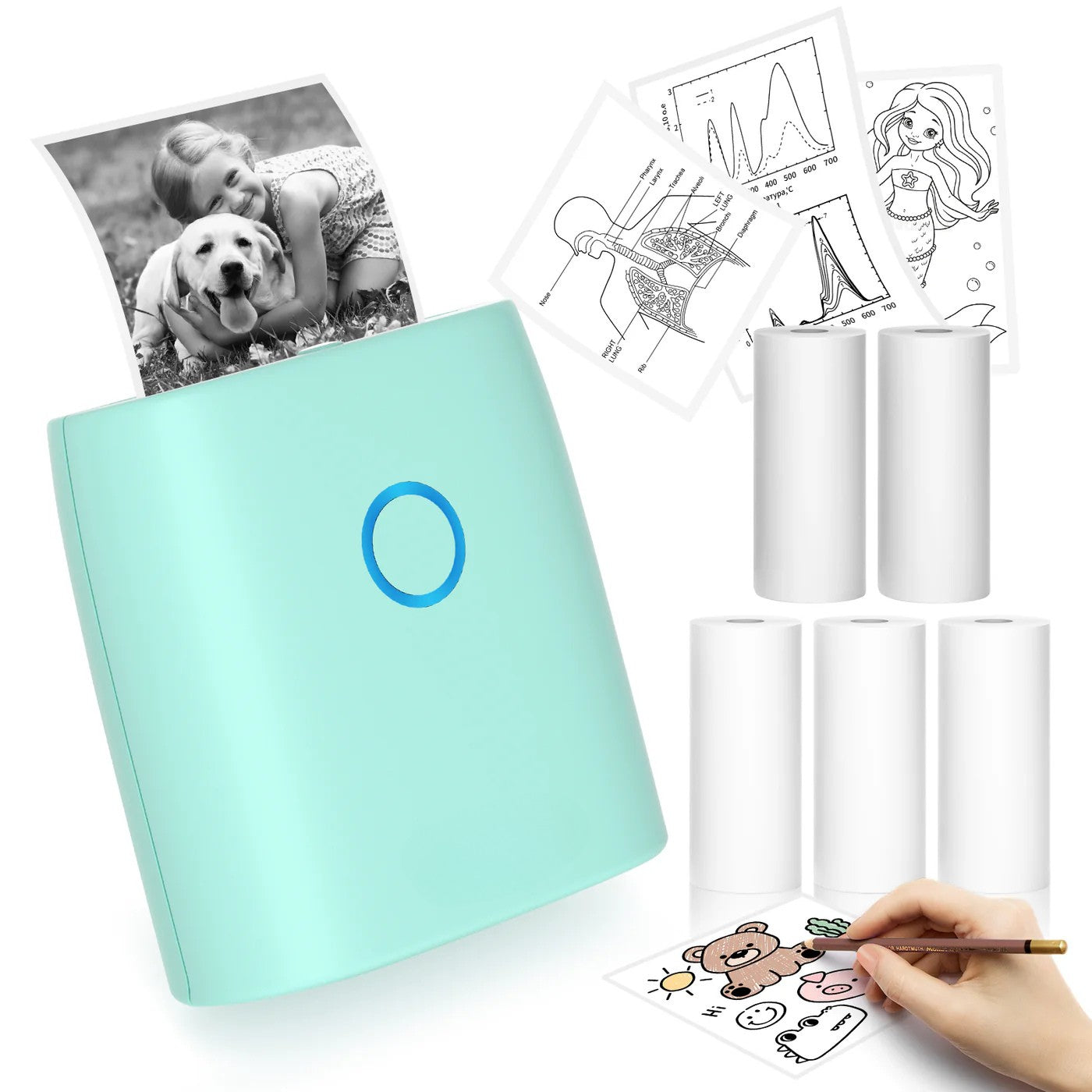 Eroenir Mini Sticker Printer