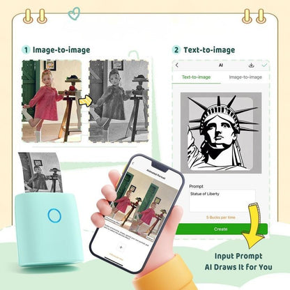 Eroenir Mini Sticker Printer