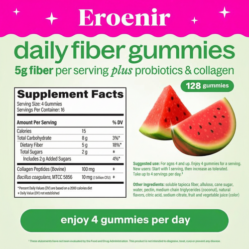 Eroenir Daily Fiber Gummies